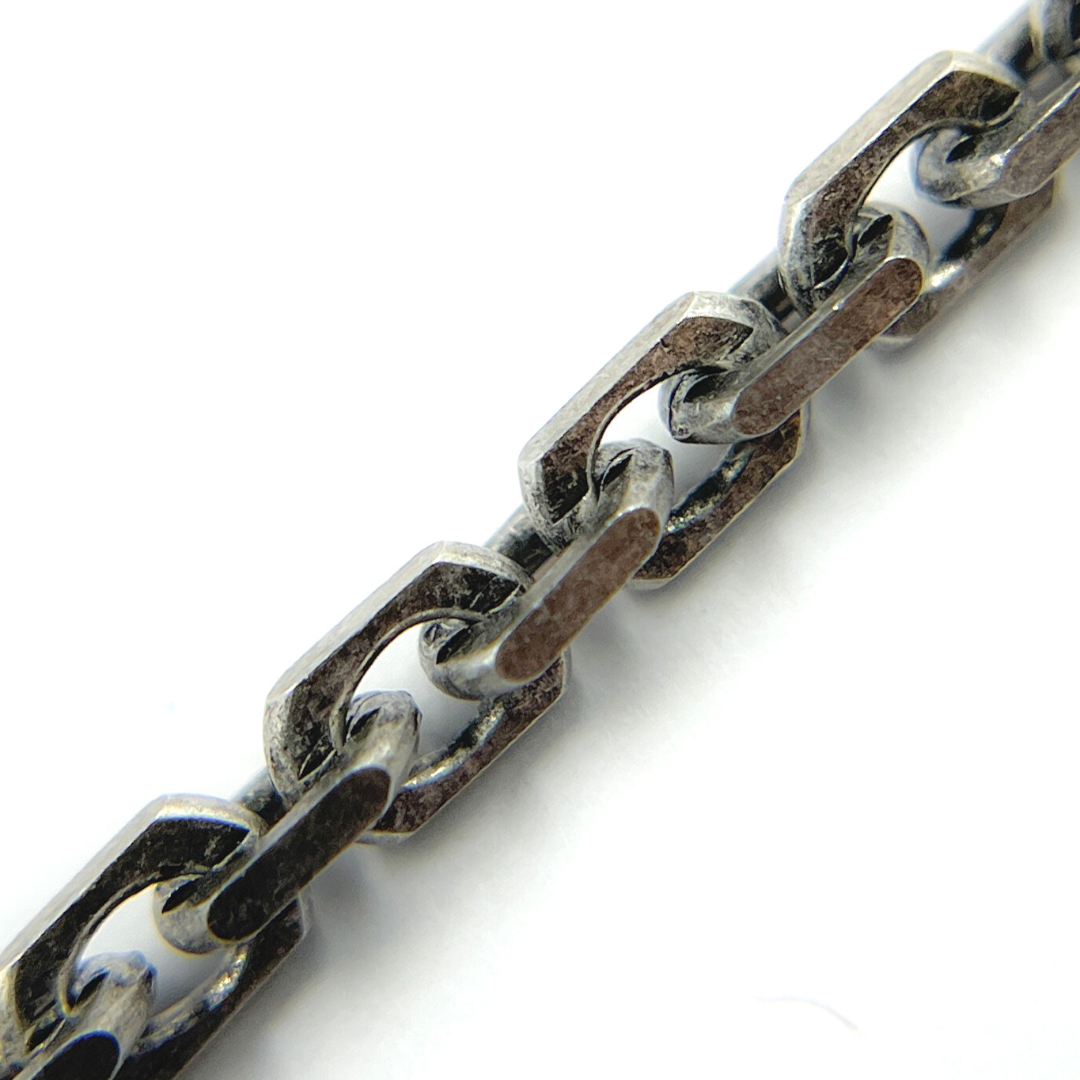 Oxidized Sterling Silver Thick Box Chain
