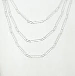 Load image into Gallery viewer, 925 Sterling Silver Paperclip Chain. V3SS
