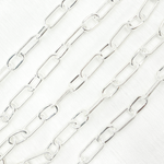 Load image into Gallery viewer, 925 Sterling Silver Paperclip Chain. V147SS
