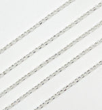 Load image into Gallery viewer, 925 Sterling Silver Round Link Chain. V92SS
