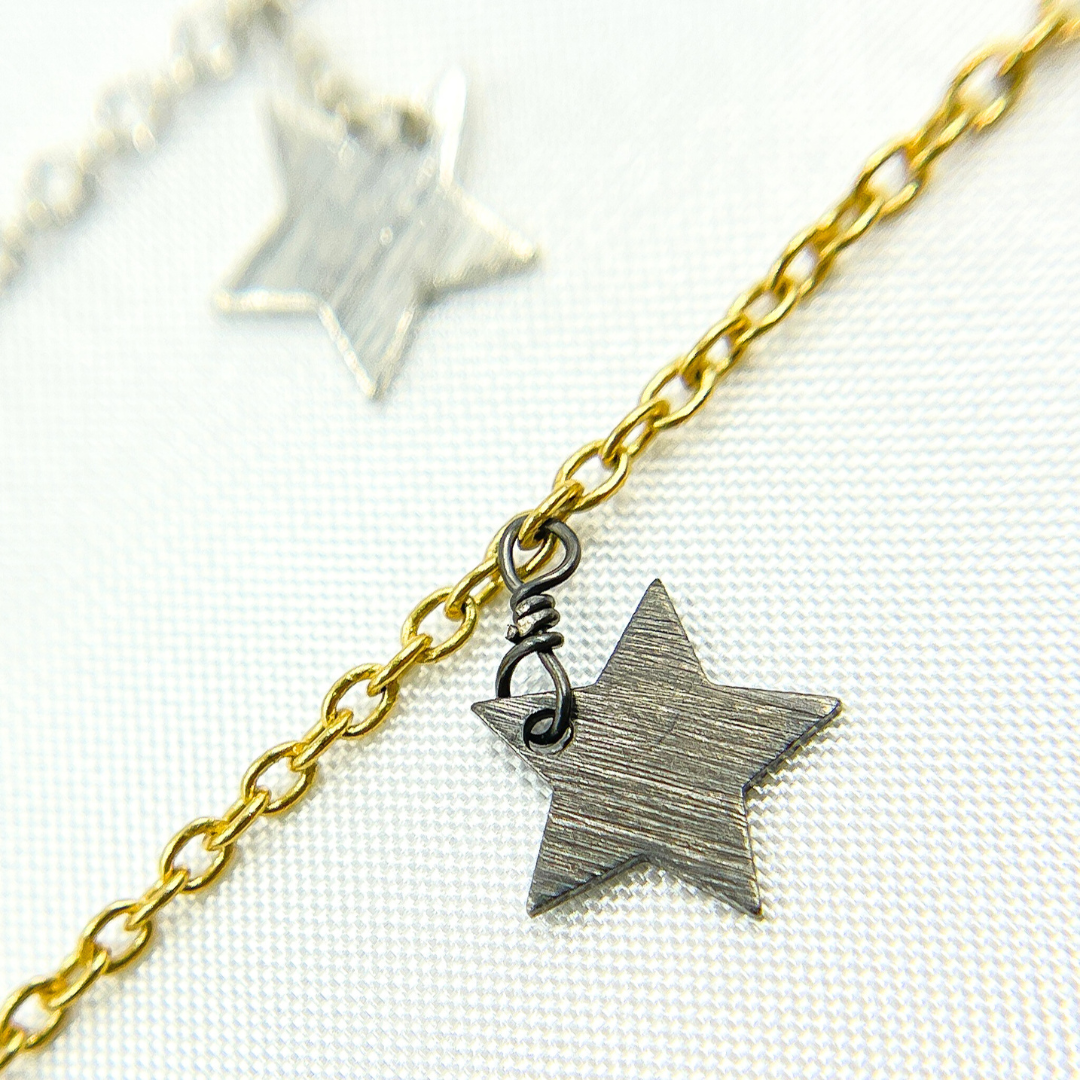 Star Shape Dangle Wire Chain. 305ST