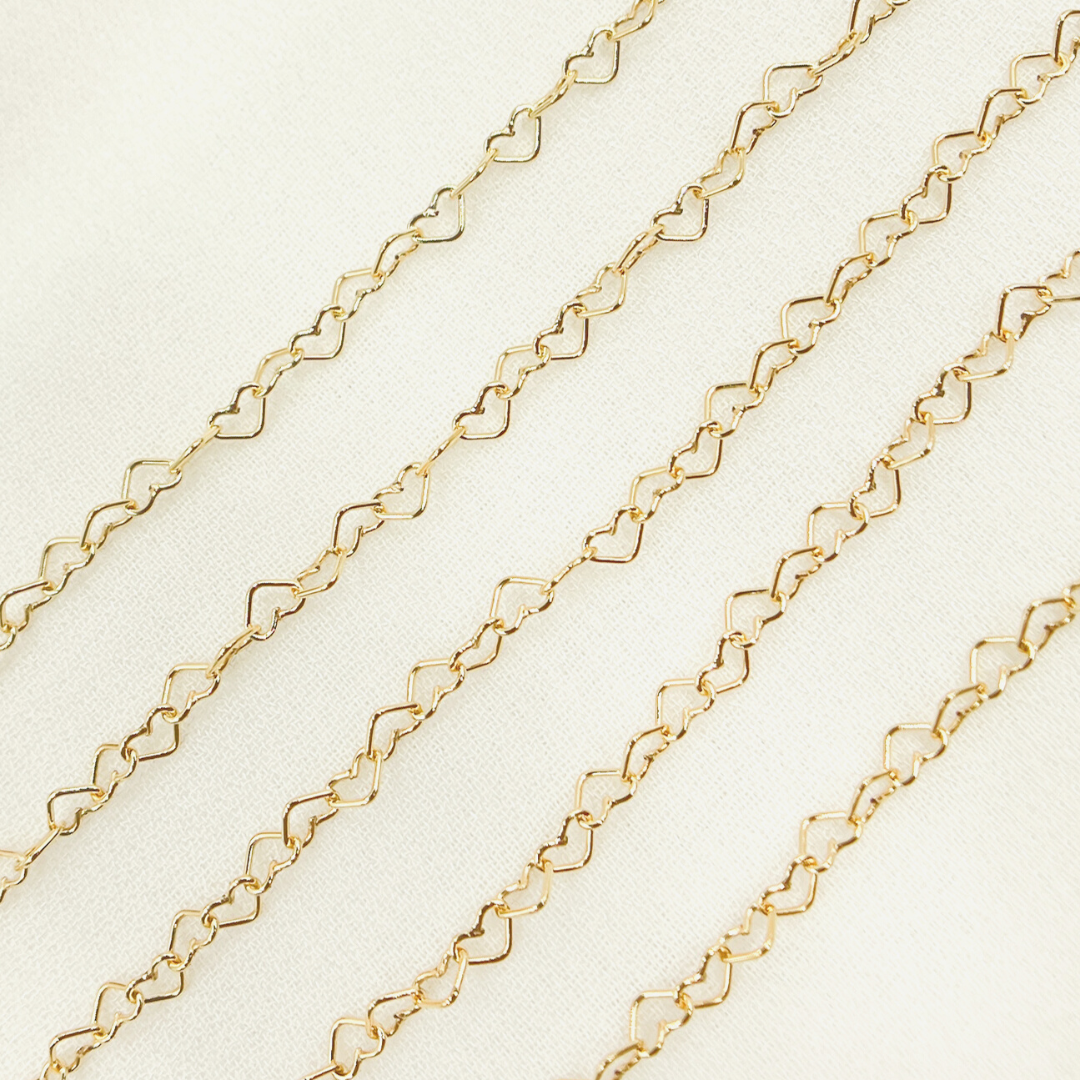 14K Gold Filled Heart Link Chain