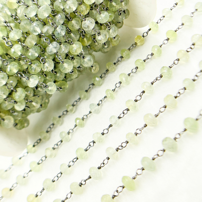 Prehnite Oxidized Wire Chain