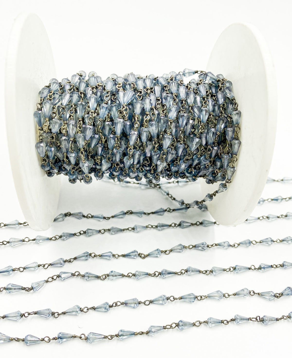 Coated Crystal Oxidized Wire Chain