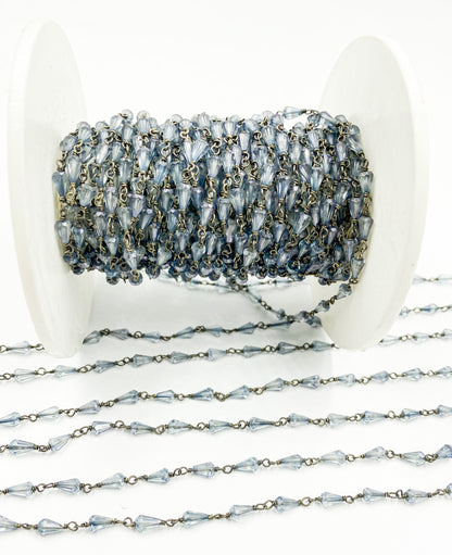 Coated Crystal Oxidized Wire Chain