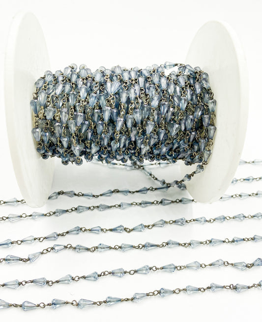 Coated Crystal Oxidized Wire Chain