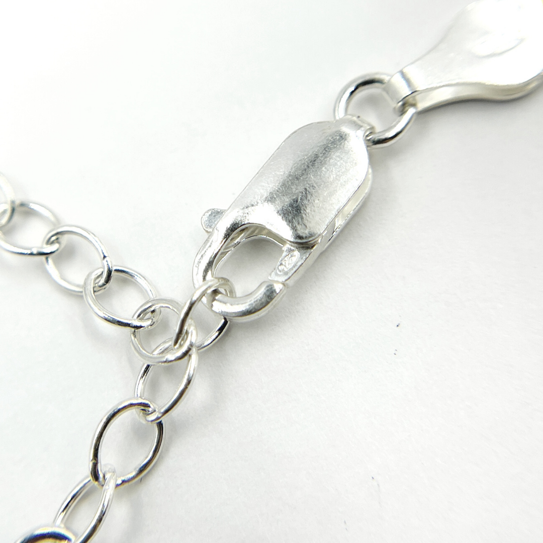 925 Sterling Silver Herringbone 5.5mm Width Bracelet. HER1SSBracelet