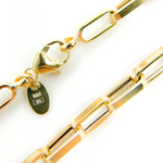 Load image into Gallery viewer, 14K22. 14K Solid Gold Flat Box Link Chain
