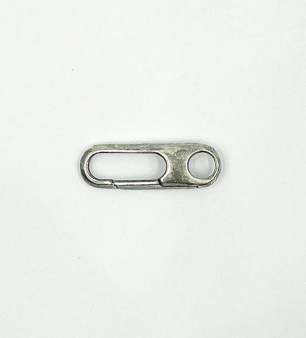925 Oxidized Sterling Silver Clasp 26x8mm. 266OX