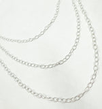 Load image into Gallery viewer, 925 Sterling Silver Twisted RoundLink Chain. V105SS
