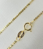 Load image into Gallery viewer, 14k Solid Gold Sparkle Glitter Margarita Chain. 021RNBFR0
