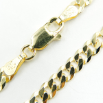 Load image into Gallery viewer, 08014134GD. 14K Solid Gold Flat Curb Chain
