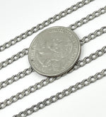 Load image into Gallery viewer, Oxidized 925 Sterling Silver Curb Link Chain. X12OX
