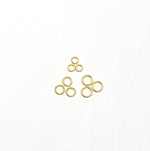 Load image into Gallery viewer, Gold Plated 925 Sterling Silver Close Jump Rings 3,4,5 &amp; 6mm. GPJRC
