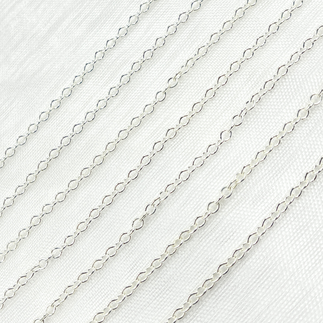 925 Sterling Silver Cable Chain. 2214SS