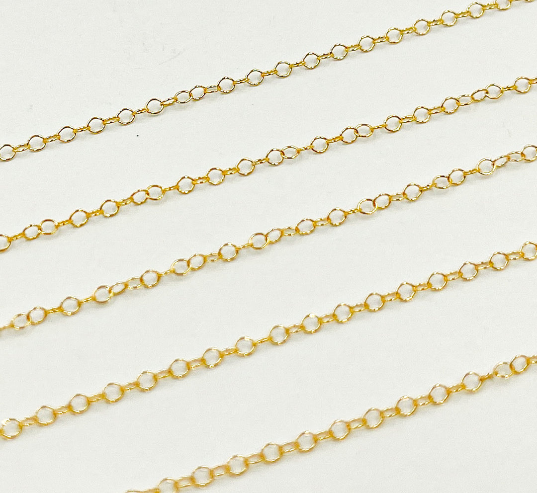 14k Gold Filled Cable Chain. 1018GF