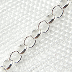 Load image into Gallery viewer, 925 Sterling Silver Rolo Chain. V107SS

