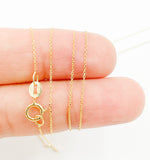 Load image into Gallery viewer, R04TFT5. 14K Solid Gold Cable Chain
