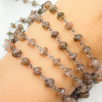 Andalusite Oxidized Wire Chain