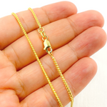 Load image into Gallery viewer, 040FRDT. 14K Solid Gold Wheat Chain
