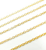 Load image into Gallery viewer, 14K Gold Filled Textured Round Link  Chain. 1617MGF
