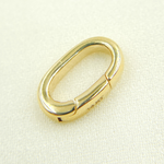 Load image into Gallery viewer, 14k Solid Gold Oval Clasp. 694-14K
