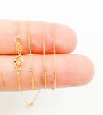 Load image into Gallery viewer, 020R01T5. 14K Solid Gold Cable Chain
