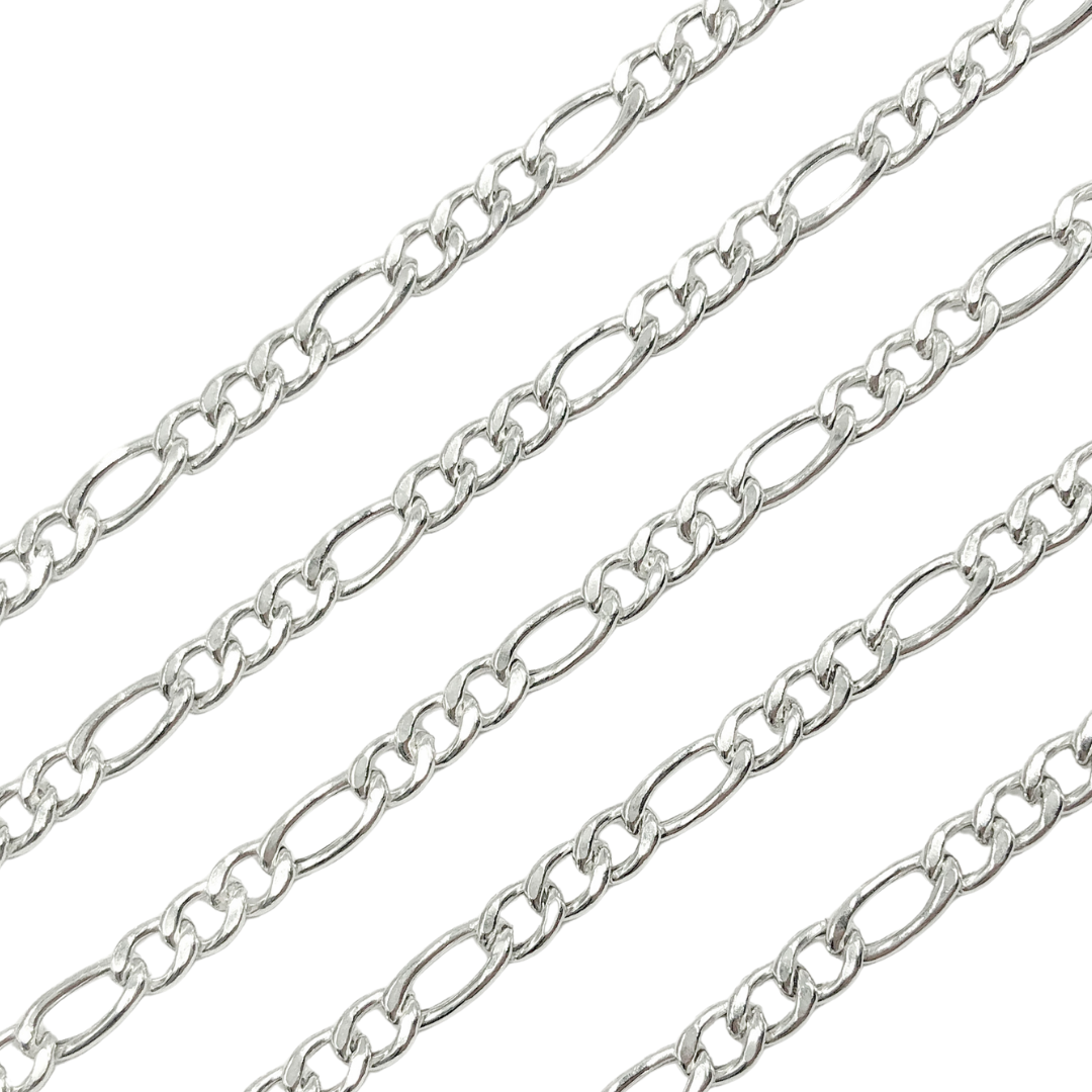Sterling Silver Figaro Chain