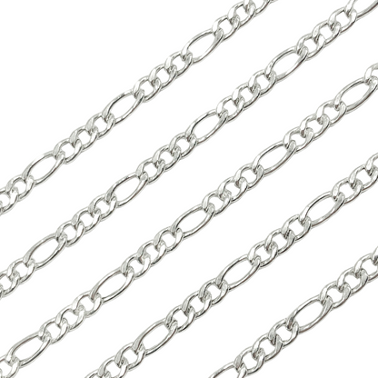 Sterling Silver Figaro Chain