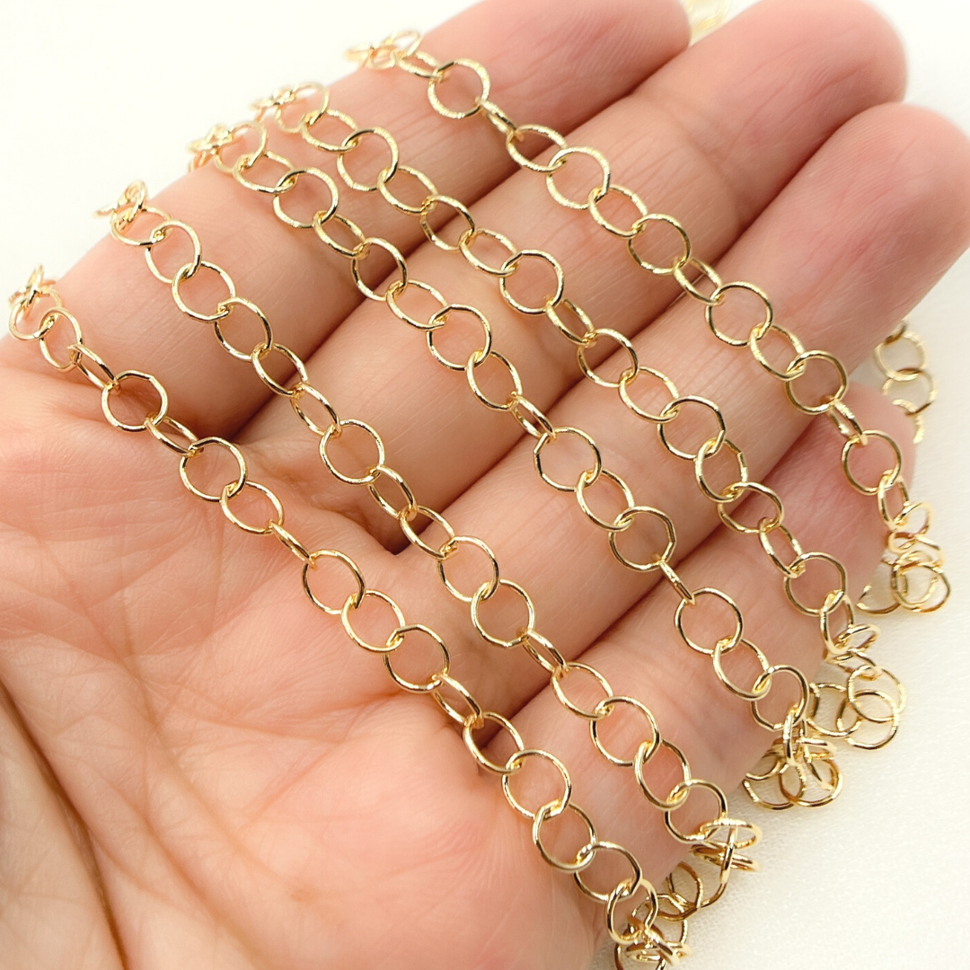 14K Gold Filled Round Link Chain. 679GF