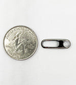 Load image into Gallery viewer, Black Rhodium Shiny 925 Sterling Silver Clasp. 1355BRS
