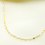 Load image into Gallery viewer, 0257601SA. 14K Solid Gold Cable and Cubes Chain
