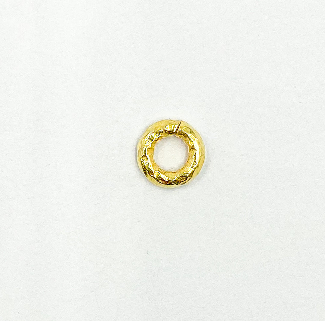 Gold Plated 925 Sterling Silver Open Jump Ring 8mm