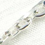 Load image into Gallery viewer, 925 Sterling Silver Rectangle Diamond Cut Heavy Cable. Z90SS
