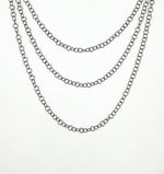 Load image into Gallery viewer, Black Rhodium 925 Sterling Silver Cable Chain. BR33
