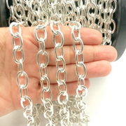 925 Sterling Silver Oval Link Chain