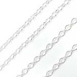 Load image into Gallery viewer, 925 Sterling Silver Big and Small Oval Link Chain. Z76SS
