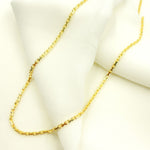 Load image into Gallery viewer, 100R04CLH5. 14K Solid Yellow Gold Diamond Cut Box Link Chain
