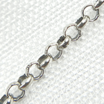 Load image into Gallery viewer, Oxidized 925 Sterling Silver Rolo Chain. V107OX
