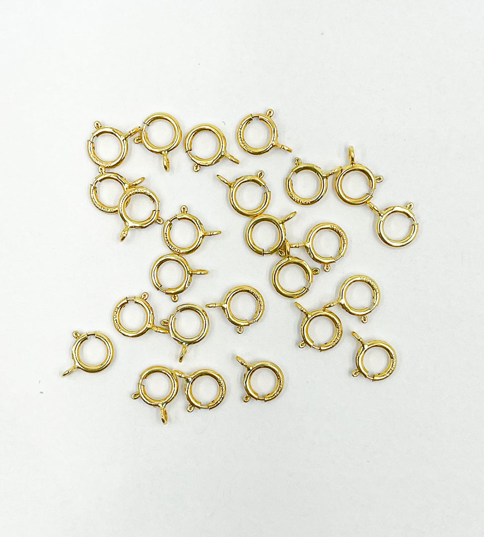 14K Gold Filled Spring Ring 5,6 & 7mm.