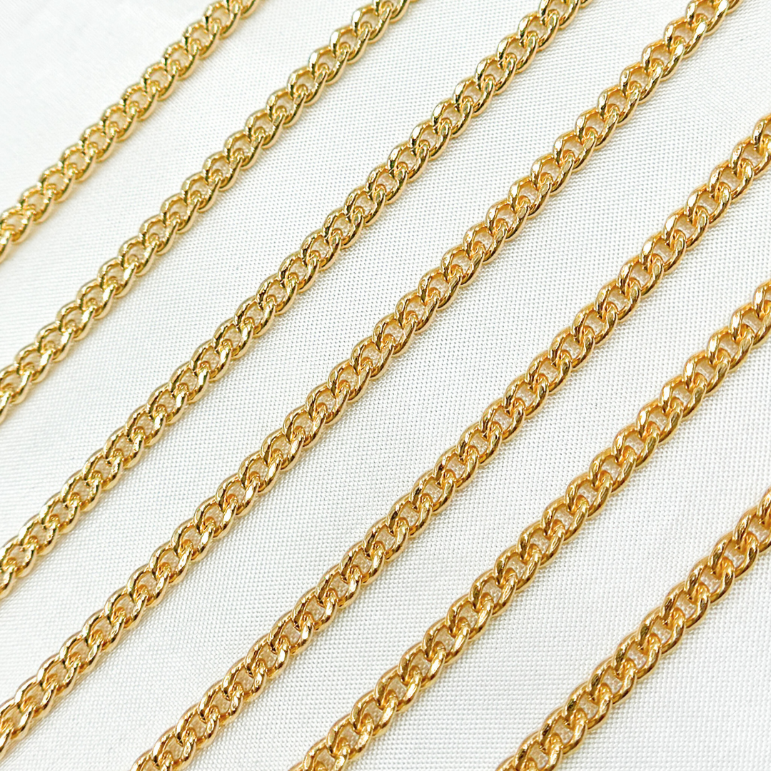 14k Gold Filled Curb Chain. 62FGF