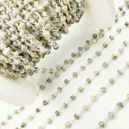 Coated Silverite Wire Chain.