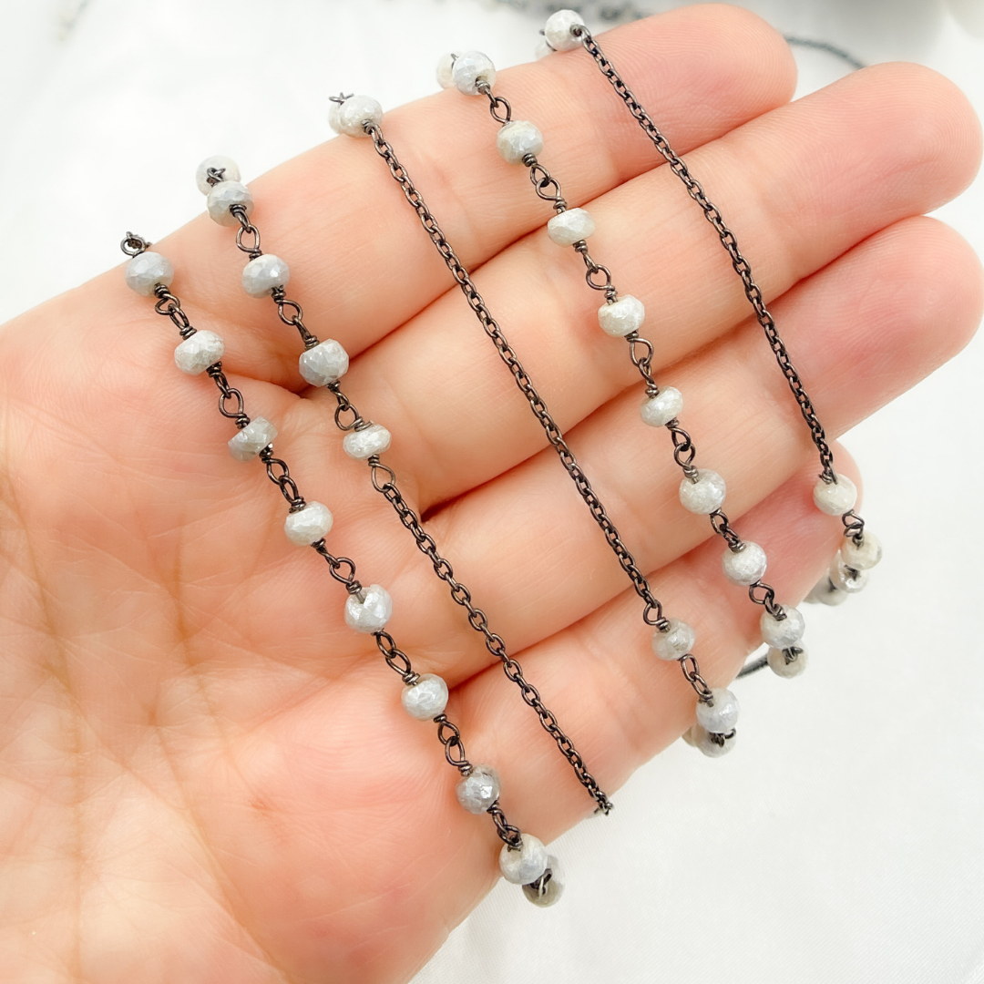 Silverite Fancy Oxidized Wire Chain. SIL17