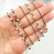 Silverite Fancy Oxidized Wire Chain
