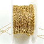 Load image into Gallery viewer, 14k Gold Filled 2.3x1.2mm Flat Link Cable Chain. 1218DFGF
