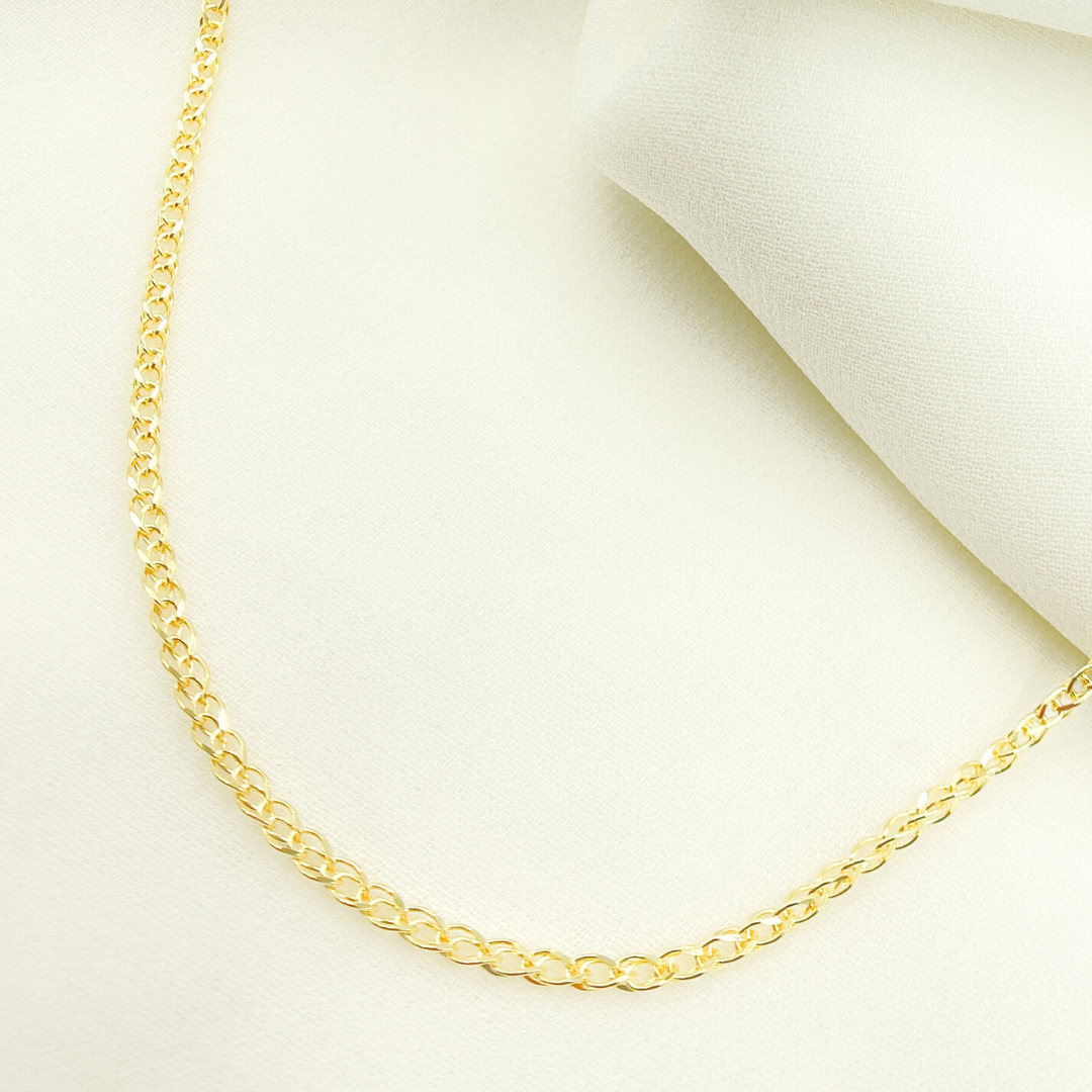 040138795G. 14K Solid Gold Wheat Chain