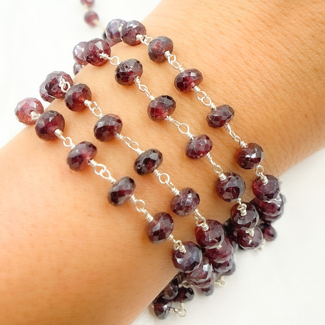 Coated Garnet Wire Chain