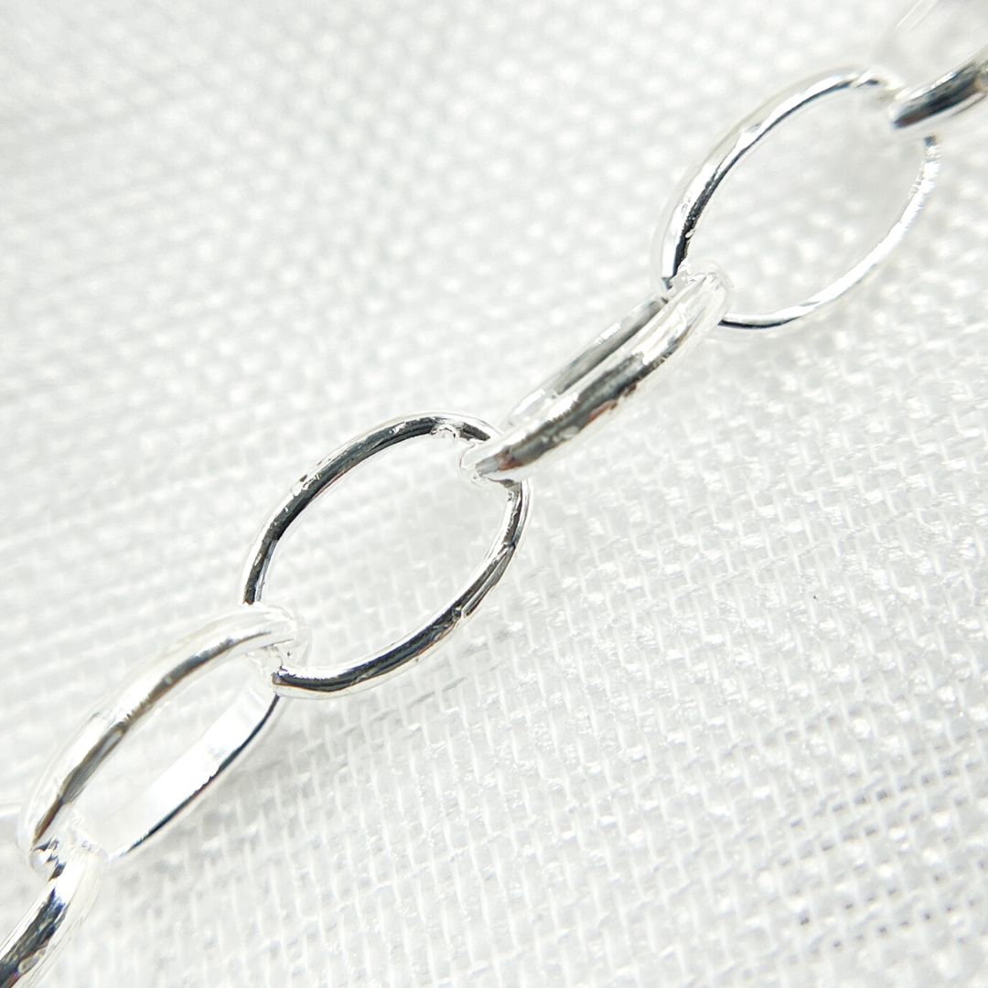 Sterling Silver Smooth Oval Link Chain