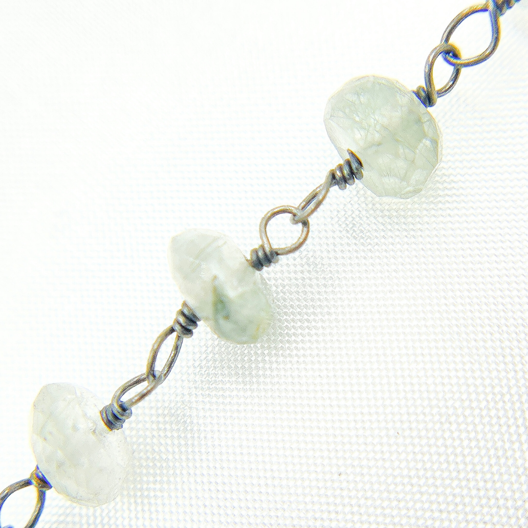Green Rutile Oxidized Wire Chain.
