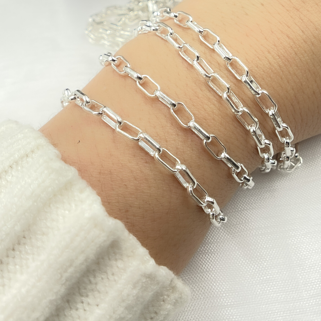 925 Sterling Silver Smooth Box Chain